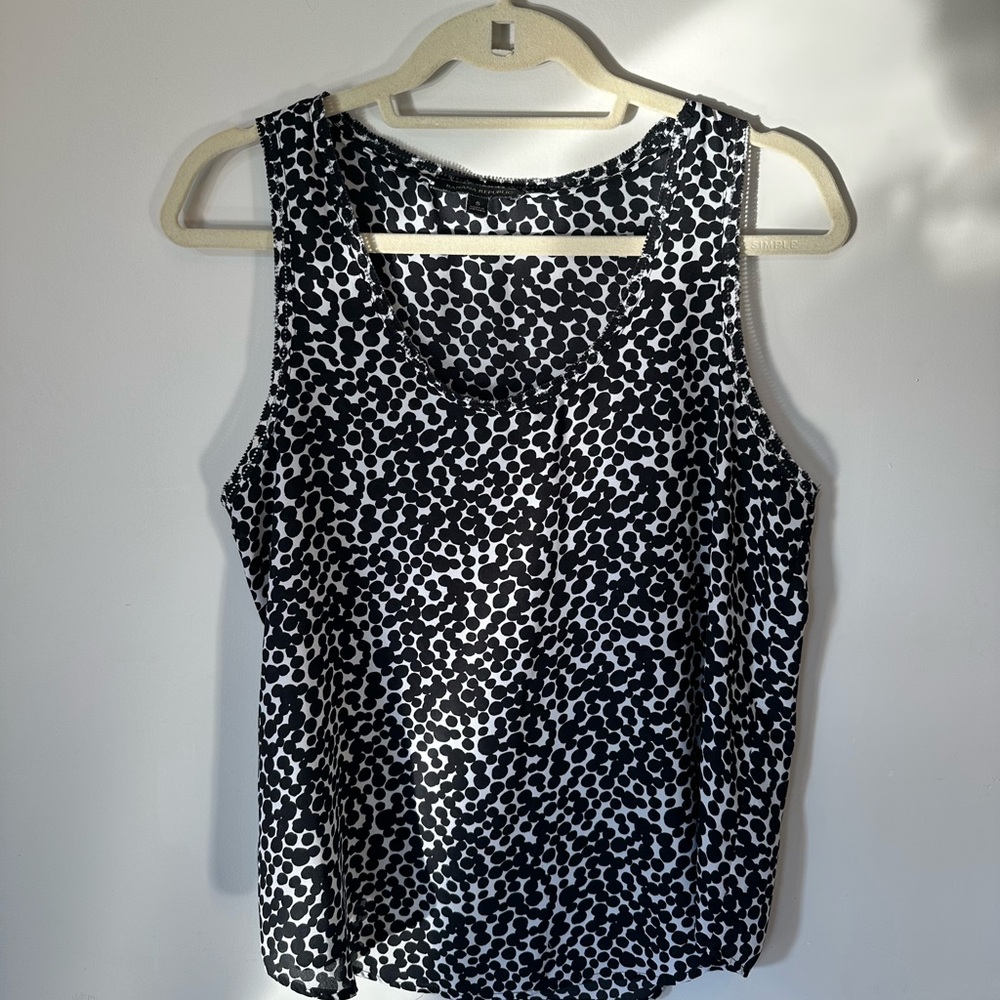 Banana Republic Black and White Tank Top